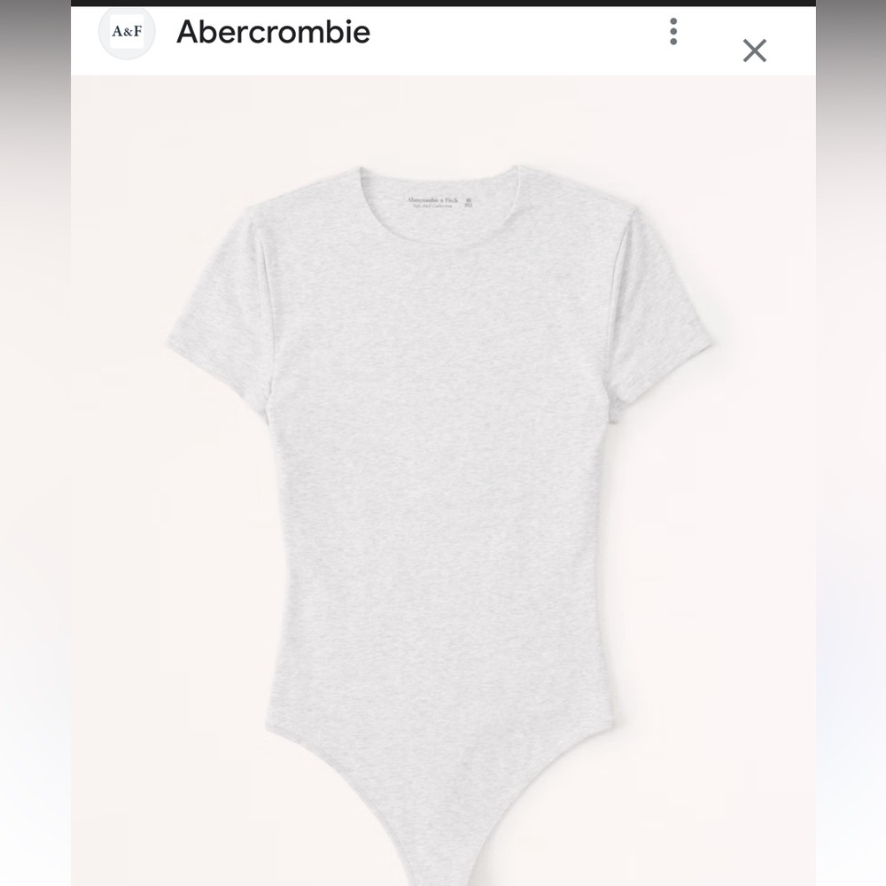Abercrombie & Fitch soft A & F Collection Bodysuit